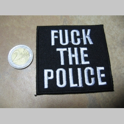 Fuck off Police  nažehľovacia vyšívaná nášivka (možnosť nažehliť alebo našiť na odev)